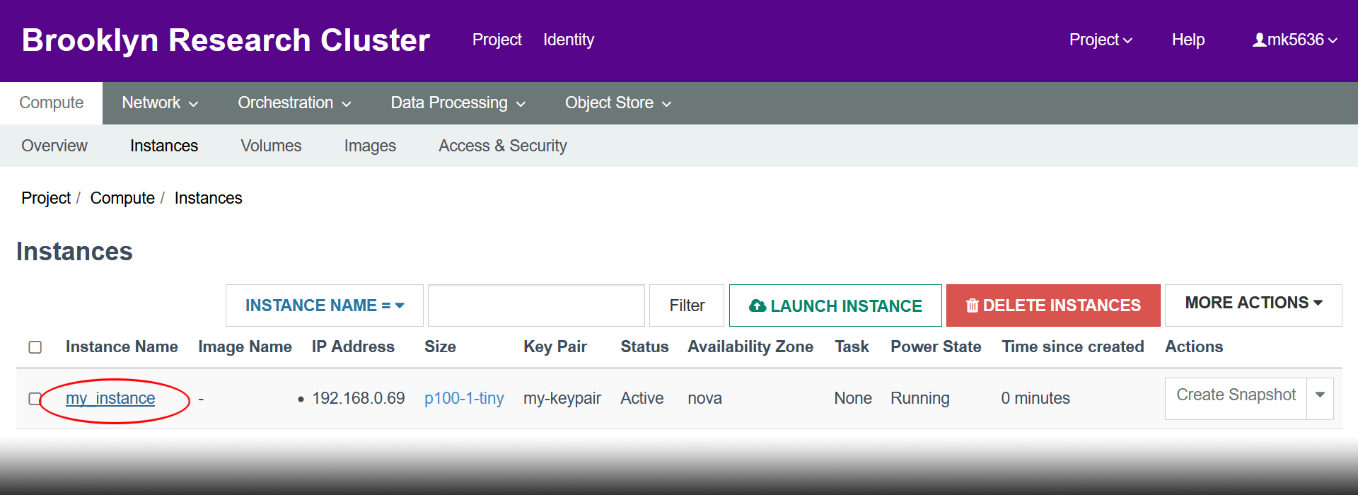 Instance Ready
