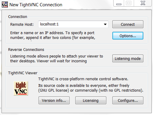 VNC connection